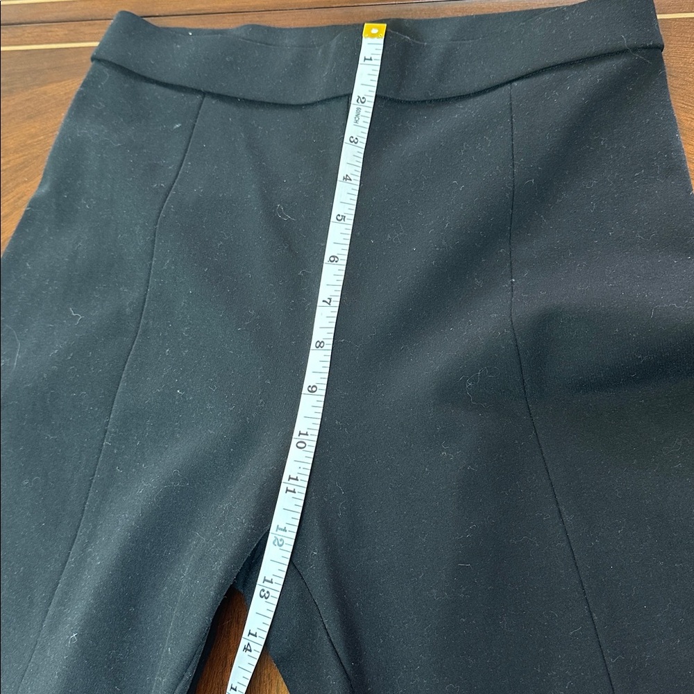 COS Black Straight Leg Tailored Pants Front Slit Minimalist - Picture 5 of 12